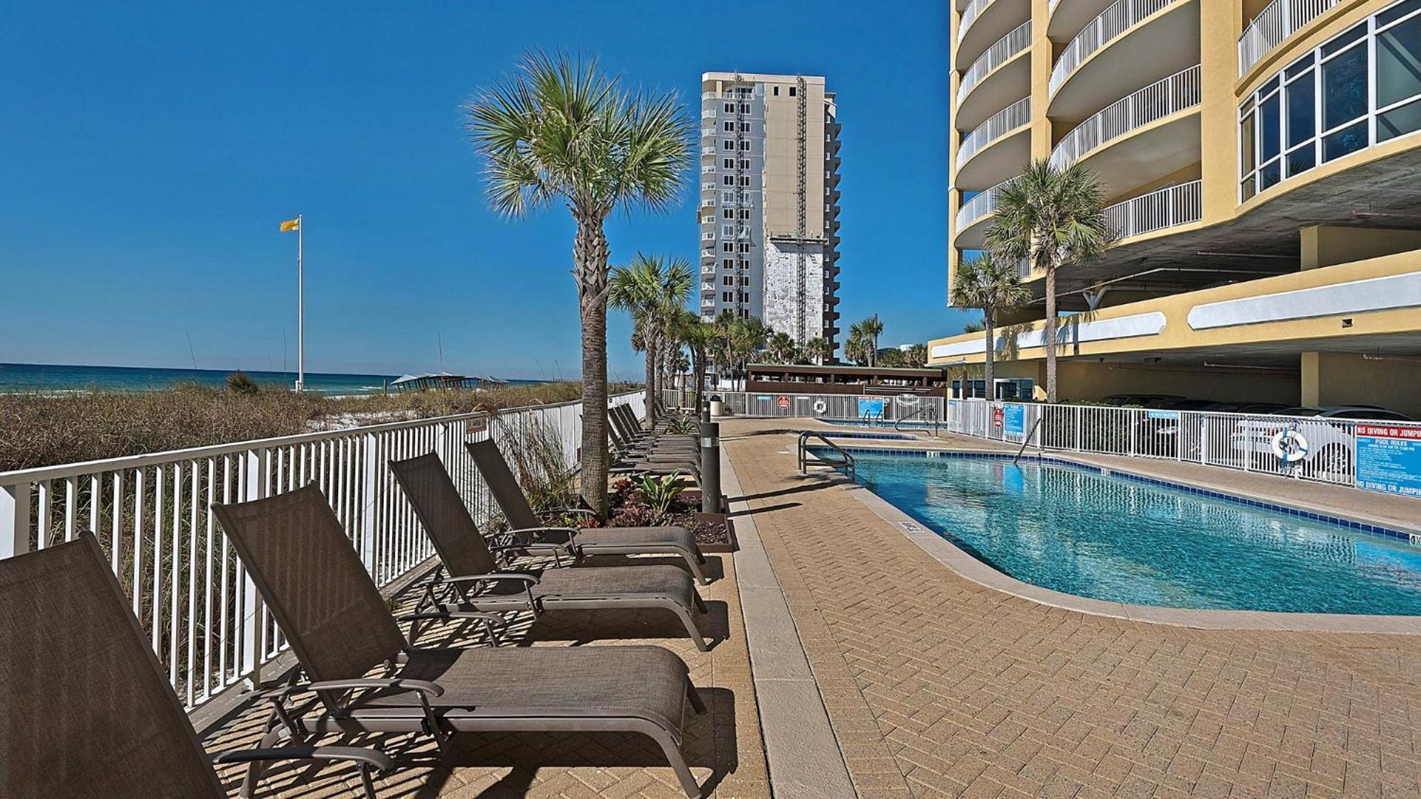 Parking Included-Beachfront 2Bd Ocean Villa! Gorgeous Amenities, Private Complex Panama City Beach Exterior foto