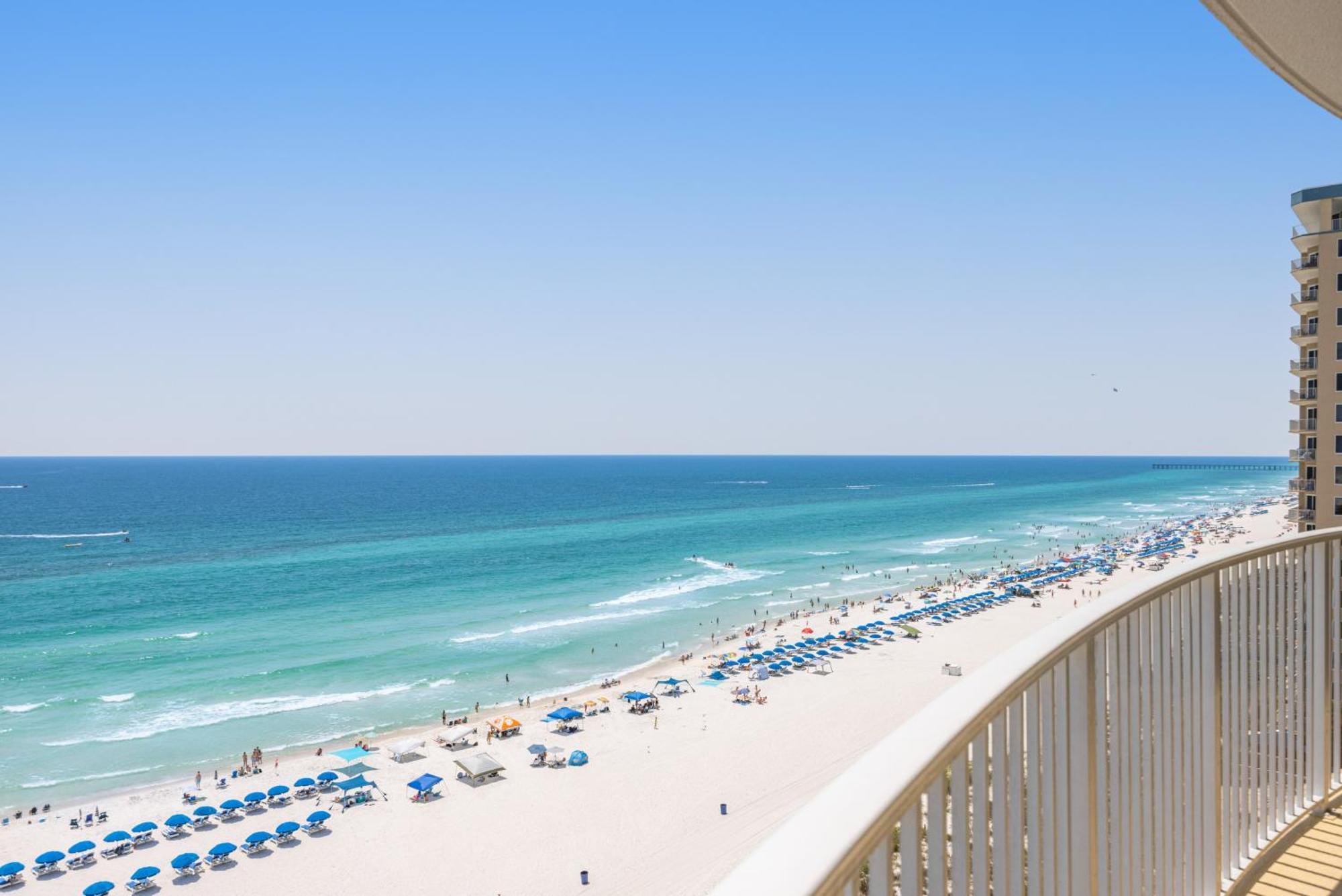 Parking Included-Beachfront 2Bd Ocean Villa! Gorgeous Amenities, Private Complex Panama City Beach Exterior foto